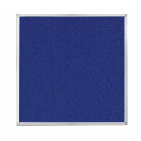 Hush Panel Configurable Cubicle Partition 4' x 4' Royal Blue Fabric